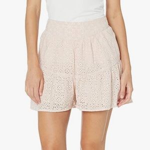 BCBGeneration cotton eyelet shorts